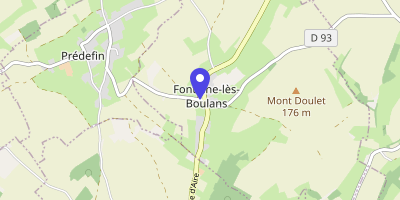 Carte OpenStreetMap — 2 rue de Prédefin, Fontaine-lès-Boulans