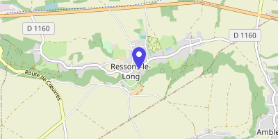 Carte OpenStreetMap — 2 rue de l'Église, Ressons-le-Long