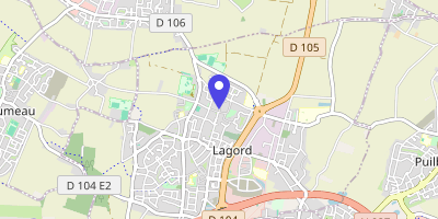 Carte OpenStreetMap — 1 rue de la Métairie, Lagord