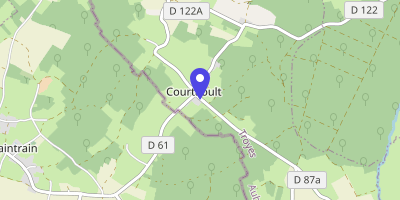 Carte OpenStreetMap — 2 rue de la Tuilerie, Courtaoult