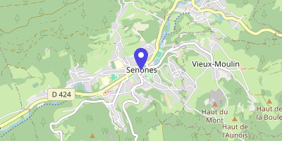 Carte OpenStreetMap — 7 rue Constant-Verlot, Senones