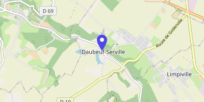 Carte OpenStreetMap — 25 rue de la Vallée, Daubeuf-Serville