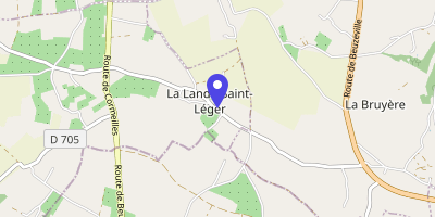 Carte OpenStreetMap — 10 chemin de l'Église, La Lande-Saint-Léger