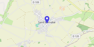 Carte OpenStreetMap — 7 rue du Centre, Saint-Barnabé