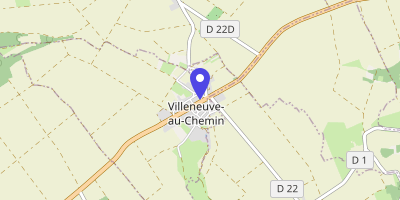 Carte OpenStreetMap — Place du 15-Juin-1940, Villeneuve-au-Chemin