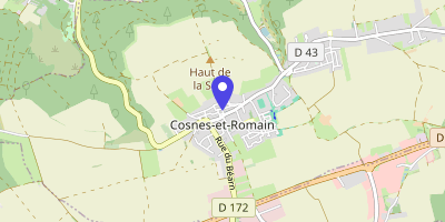 Carte OpenStreetMap — 2 rue de Bourgogne, Cosnes-et-Romain