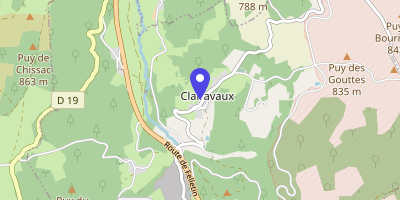 Carte OpenStreetMap — 23 le Bourg, Clairavaux