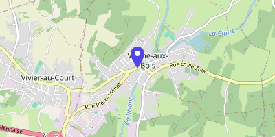 Carte OpenStreetMap — 11 avenue Jean-Jaurès, Vrigne-aux-Bois