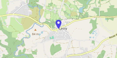 Carte OpenStreetMap — 5 rue de la Mairie, Lassy