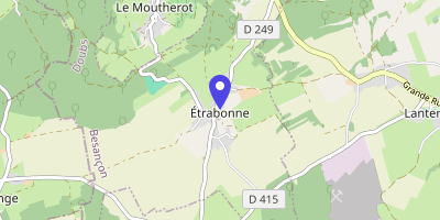 Carte OpenStreetMap — 15 Grande rue, Étrabonne