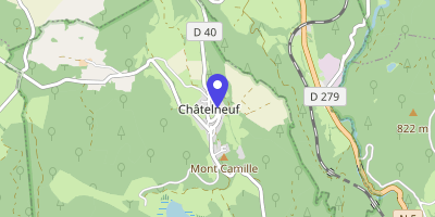 Carte OpenStreetMap — 580 rue Principale, Châtelneuf