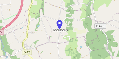 Carte OpenStreetMap — 636 route de Laspoudge, Mouhous