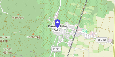 Carte OpenStreetMap — 11 place du Marché, Dambach-la-Ville
