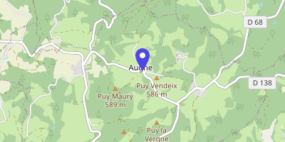 Carte OpenStreetMap — 1395 route de Peyrat, Augne