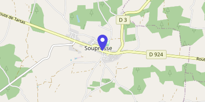 Carte OpenStreetMap — 281 avenue du 8-Mai-1945, Souprosse