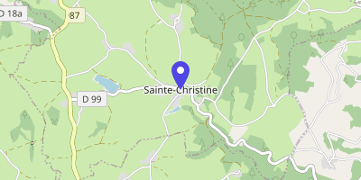 Carte OpenStreetMap — 8 rue du Bourg, Sainte-Christine