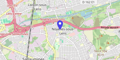 Carte OpenStreetMap — 17 rue de la République, Noyelles-sous-Lens