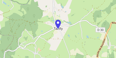 Carte OpenStreetMap — 40 route de l'Étang-du-Gué, Tazilly