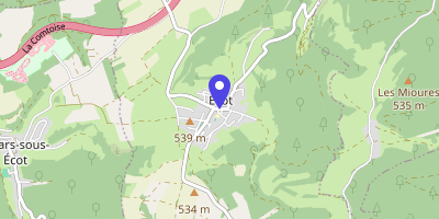 Carte OpenStreetMap — 3 rue des Chênes, Écot