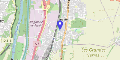 Carte OpenStreetMap — 18 rue de la Mairie, Feyzin Cedex