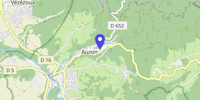Carte OpenStreetMap — 14 place de la Halle, Auzon