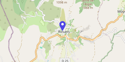 Carte OpenStreetMap — 2 Place Raymond-Hugues, Rosans