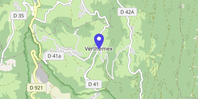 Carte OpenStreetMap — 33 route de la Vierge, Verthemex