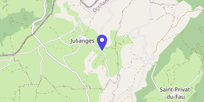 Carte OpenStreetMap — Le Village, Julianges