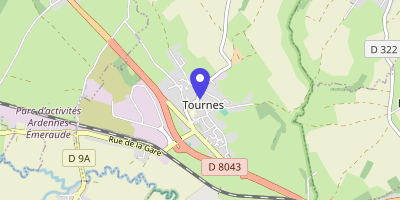 Carte OpenStreetMap — 2 rue de la Citadelle, Tournes