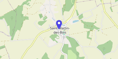 Carte OpenStreetMap — 17 rue Saint-Georges, Saint-Martin-des-Bois
