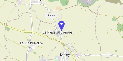 Carte OpenStreetMap — Chemin du Jardin-Mulot, Le Plessis-l'Évêque