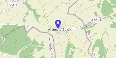 Carte OpenStreetMap — 13 Grande-Rue, Villiers-le-Bois