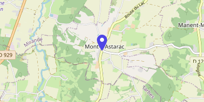 Carte OpenStreetMap — 27 route des Pyrénées, Mont-d'Astarac