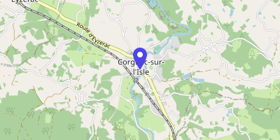 Carte OpenStreetMap — 2 place de l'Église, Corgnac-sur-l'Isle