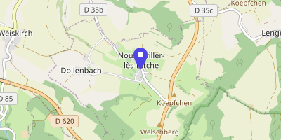Carte OpenStreetMap — 48 rue Principale, Nousseviller-lès-Bitche
