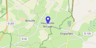 Carte OpenStreetMap — 2 village de l'Église, Hautteville-Bocage