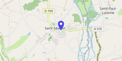 Carte OpenStreetMap — 18 rue de la Pavancelle, Saint-Séverin