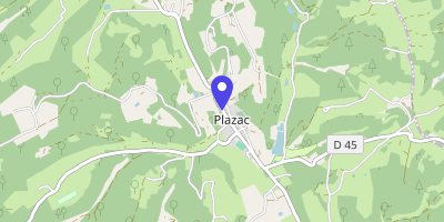 Carte OpenStreetMap — 4 route Principale, Plazac