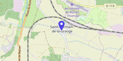 Carte OpenStreetMap — 1 rue de la Mairie, Saint-Germain-de-la-Grange