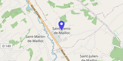Carte OpenStreetMap — 27 rue de l'Église, Saint-Denis-de-Mailloc