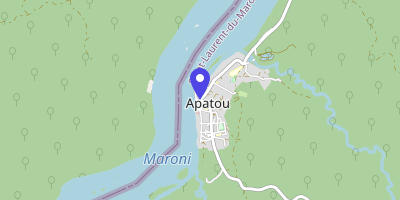 Carte OpenStreetMap — 23 avenue du Général-de-Gaulle, Apatou