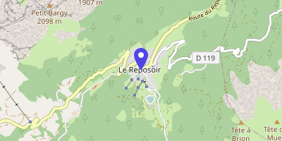 Carte OpenStreetMap — 37 route de Prariand, Le Reposoir