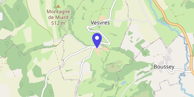 Carte OpenStreetMap — 2 Grande-Rue, Vesvres