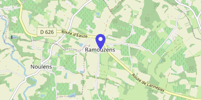 Carte OpenStreetMap — 2 place de la Fraternité, Ramouzens