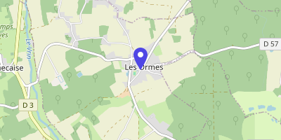 Carte OpenStreetMap — 9 place de la Libération, Les Ormes