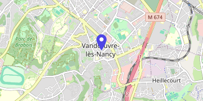 Carte OpenStreetMap — 7 rue de Parme, Vandoeuvre-lès-Nancy