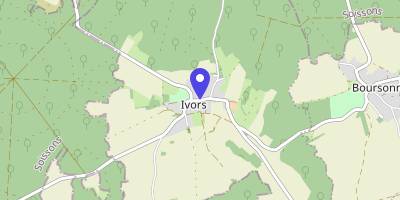 Carte OpenStreetMap — 43 Grande rue, Ivors