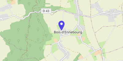 Carte OpenStreetMap — 290 rue de l'Église, Bois-d'Ennebourg