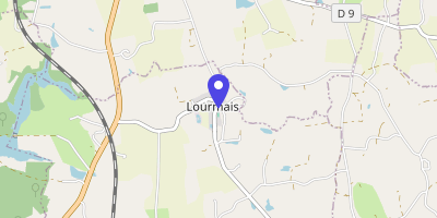 Carte OpenStreetMap — 6 rue des Potiers, Lourmais