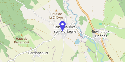 Carte OpenStreetMap — 2 rue de l'École, Saint-Maurice-sur-Mortagne